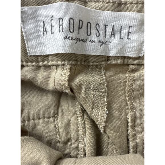 Aeropostale Womens Pants 2 Regular Classic Twill Pant Flat Front Business Casual - Picture 7 of 9